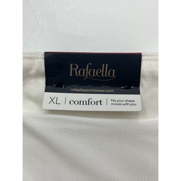 Rafaella Women's XL XLARGE White Pull-On Elastic Waist Skirt Skort NEW NWT - Picture 7 of 16